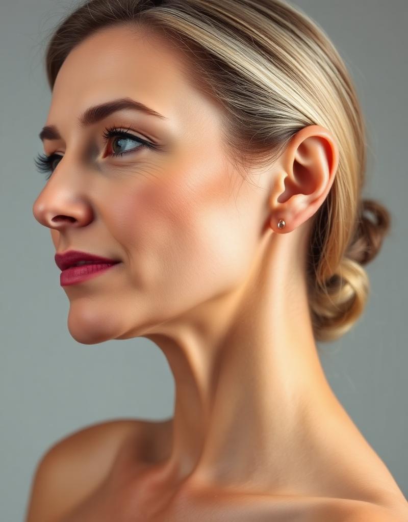 PDO Threads · Jawline & Neck — before